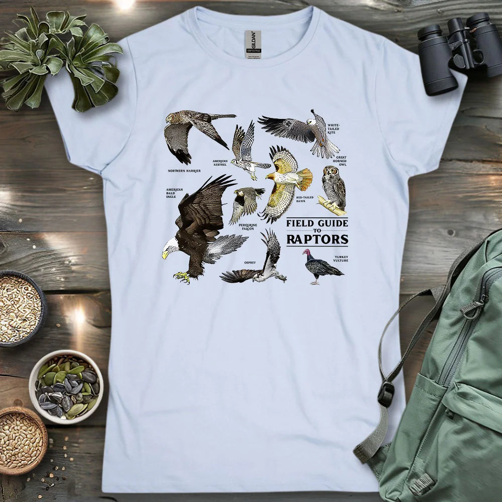 Field Guide To Raptors Women's T-shirt