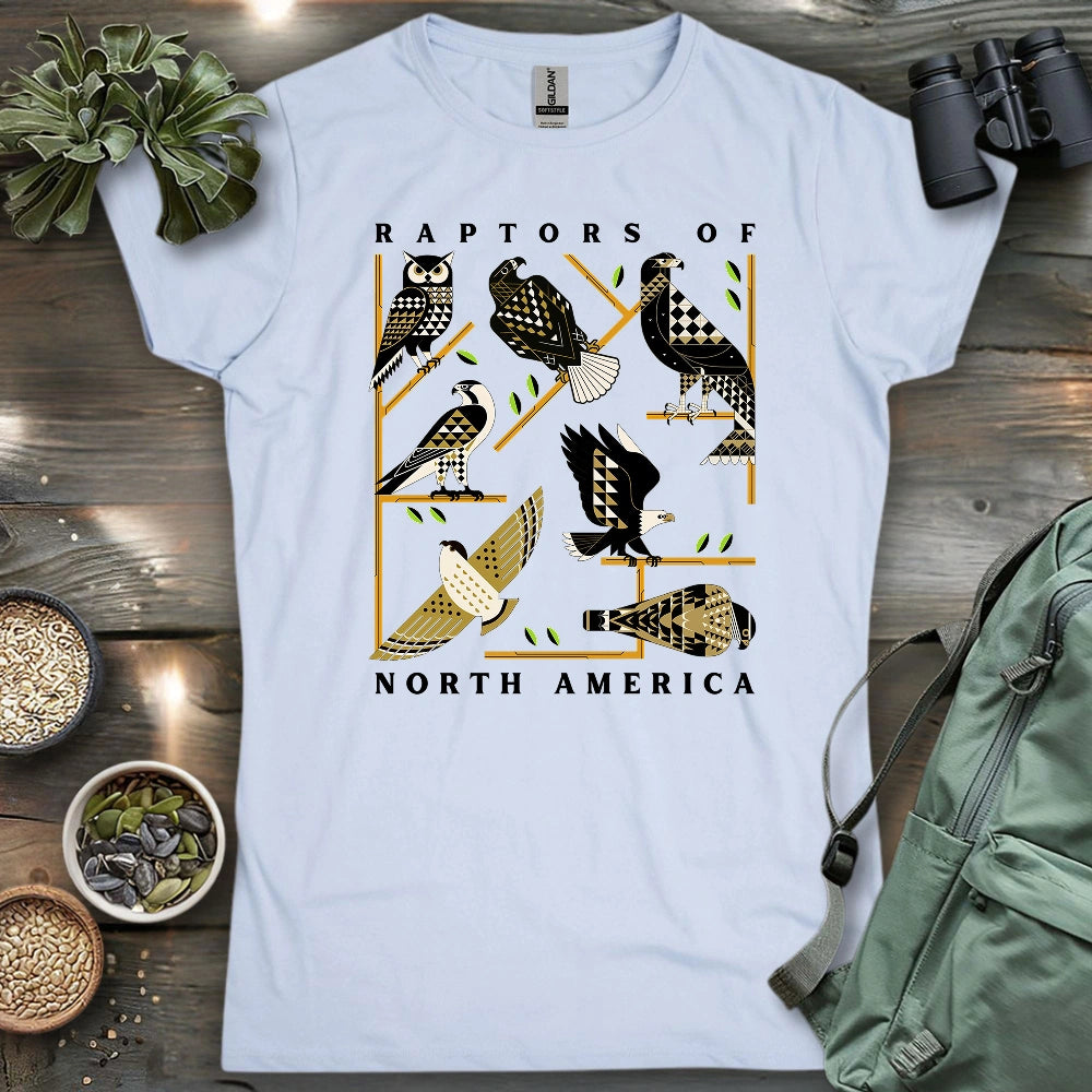 Geometric Raptors Of America Women's T-shirt