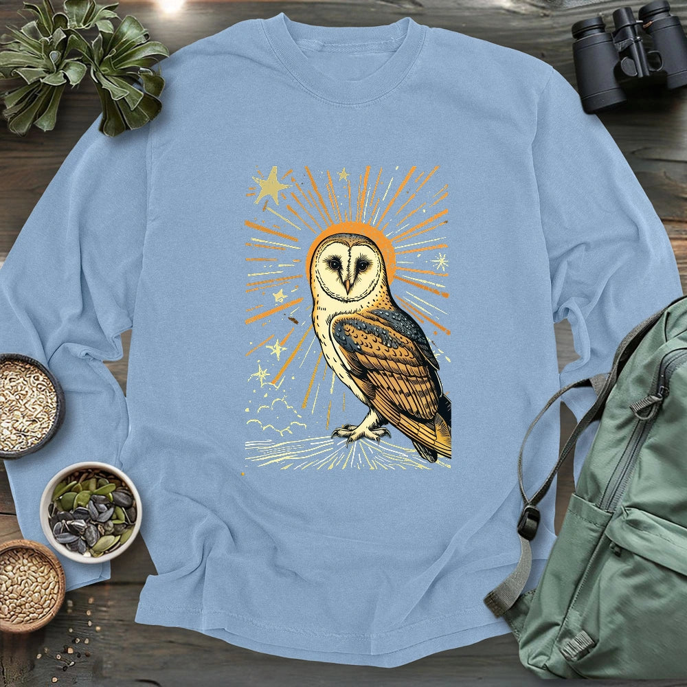 Godliness Barn Owl Long Sleeve T-shirt