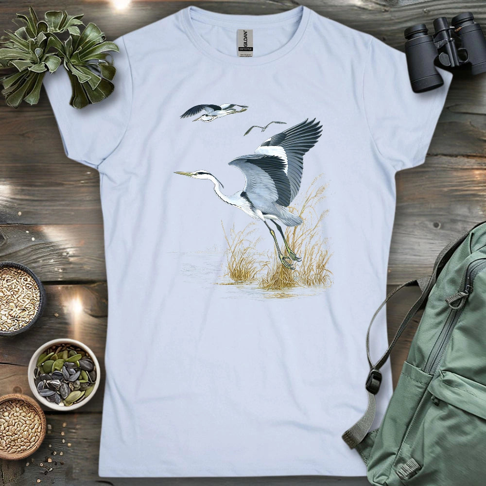 Grace of the Heron Women's T-shirt