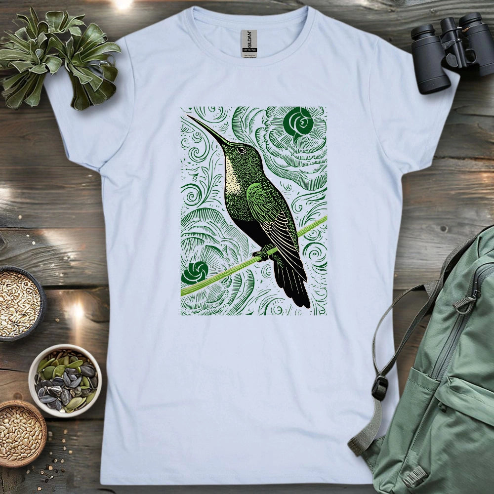 Green Hummingbird Women's T-shirt