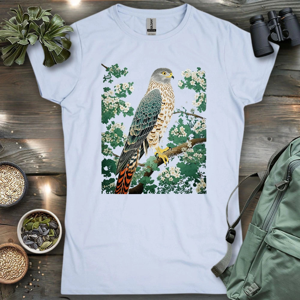 Hawk in Bloom Women's T-shirt