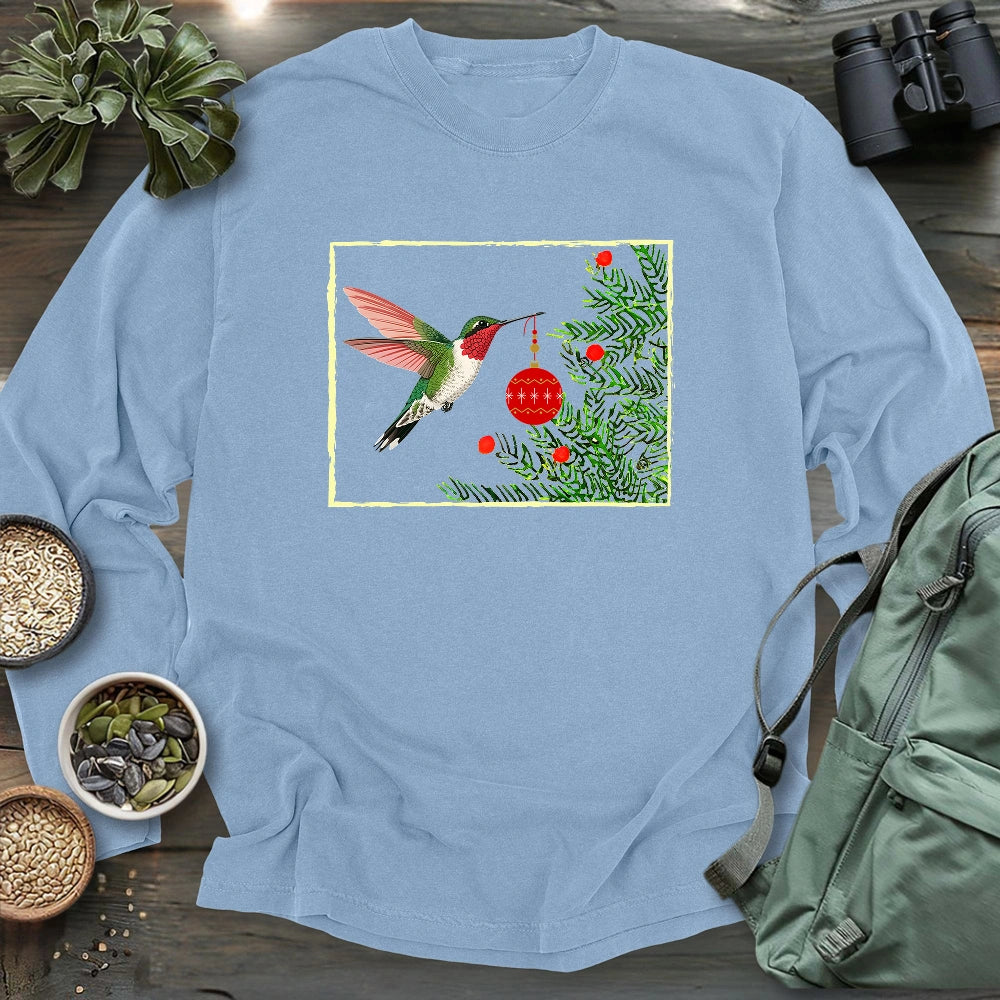 Hummingbird Decorating Long Sleeve T-shirt