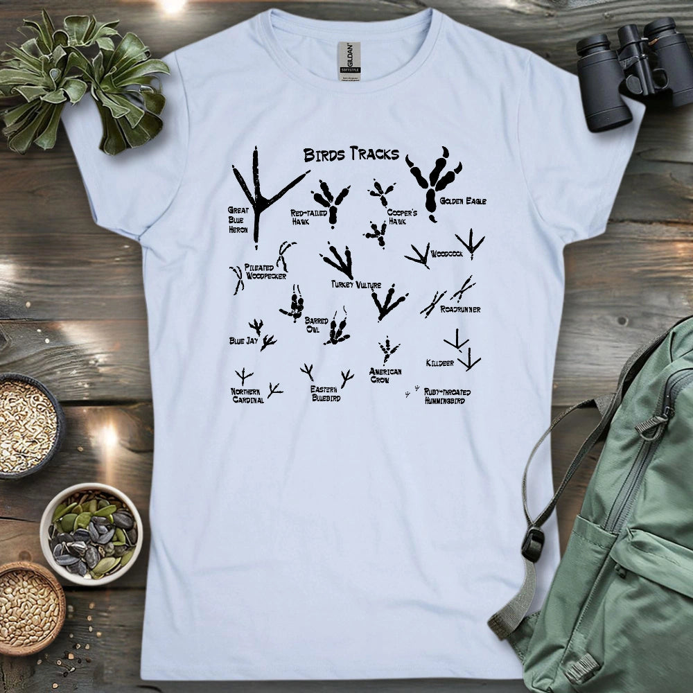 ID Bird Footprints Women's T-shirt