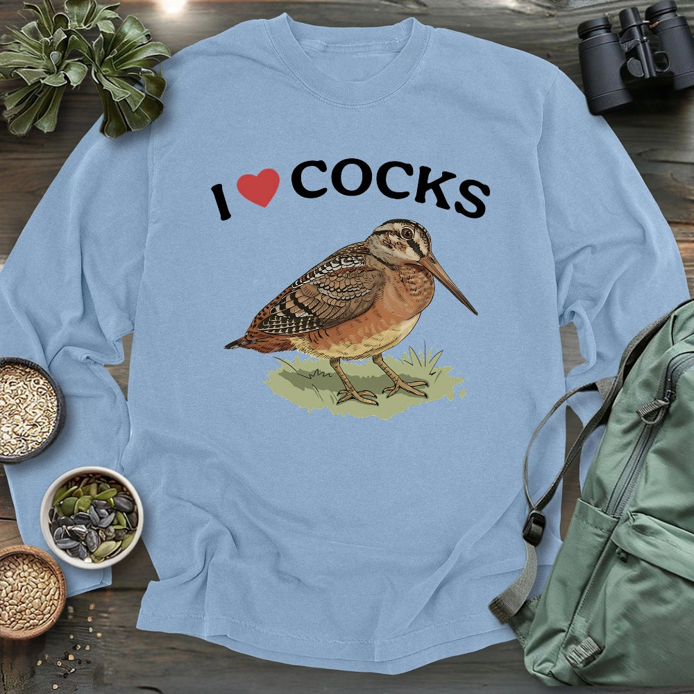 I Love Cock Long Sleeve T-shirt