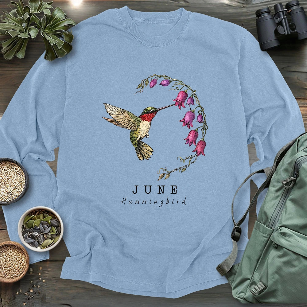 June Hummingbird Long Sleeve T-shirt