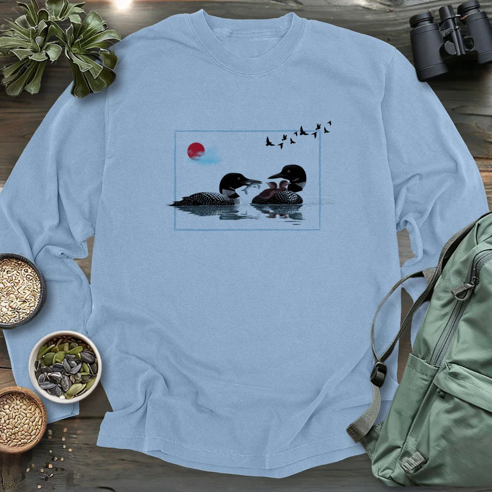Loon Family Long Sleeve T-shirt