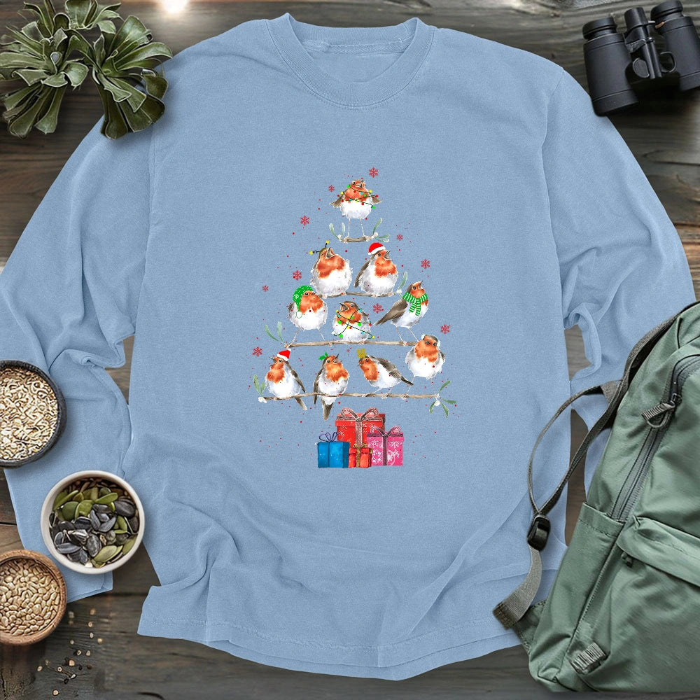 Merry Robinmas Long Sleeve T-shirt