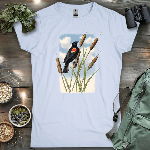Morning On Cattail Field Women's T-shirt