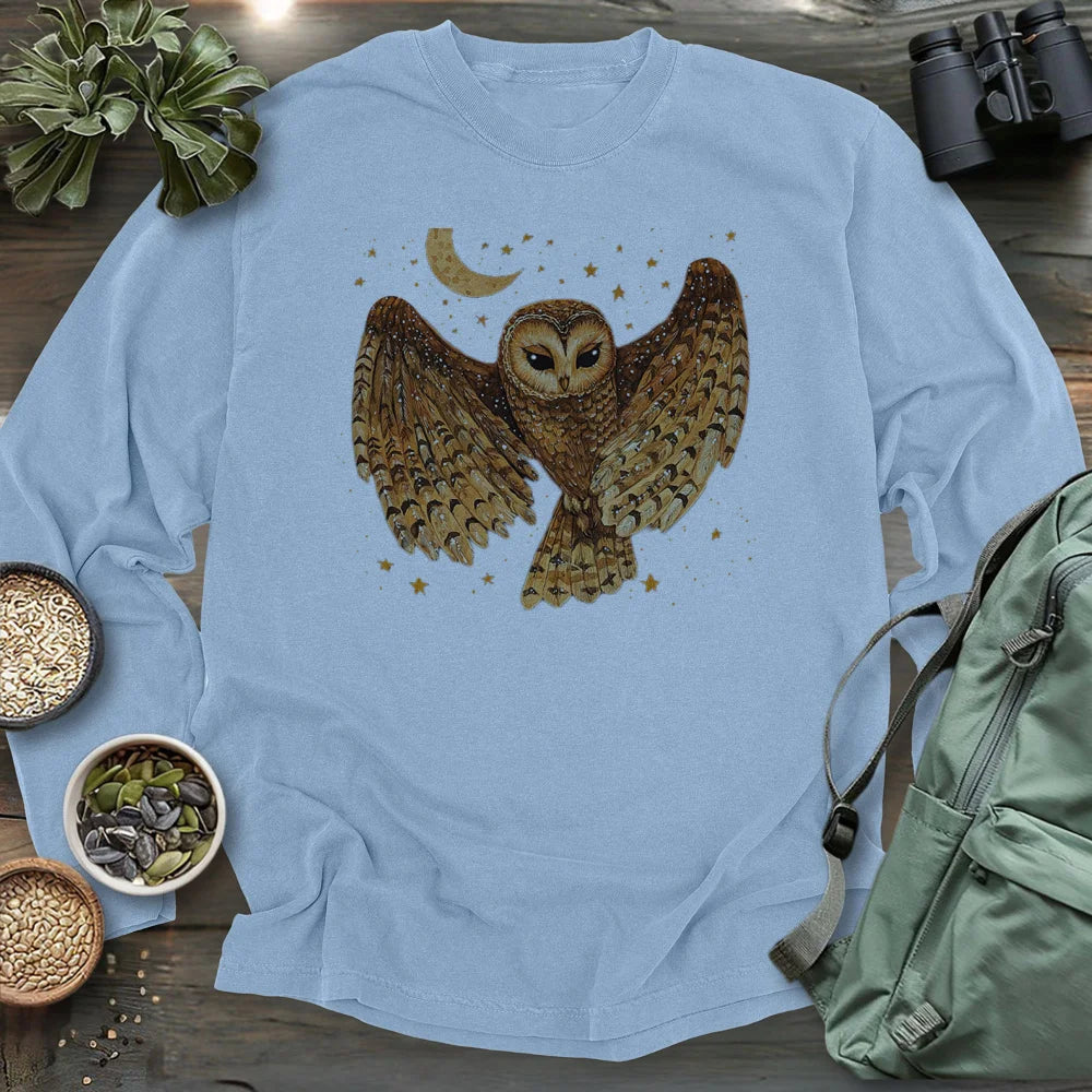 Mystical Owl Long Sleeve T-shirt