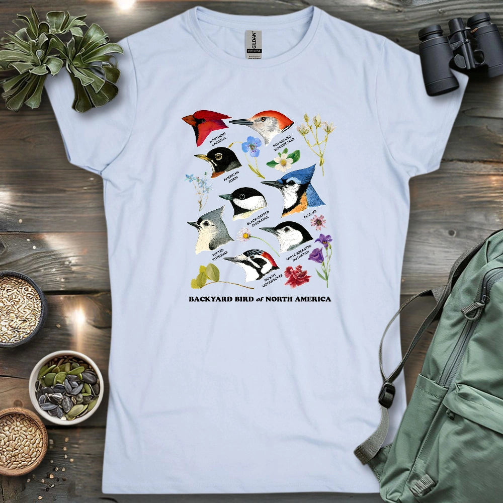 Northern Backyard Birds Women's T-shirt