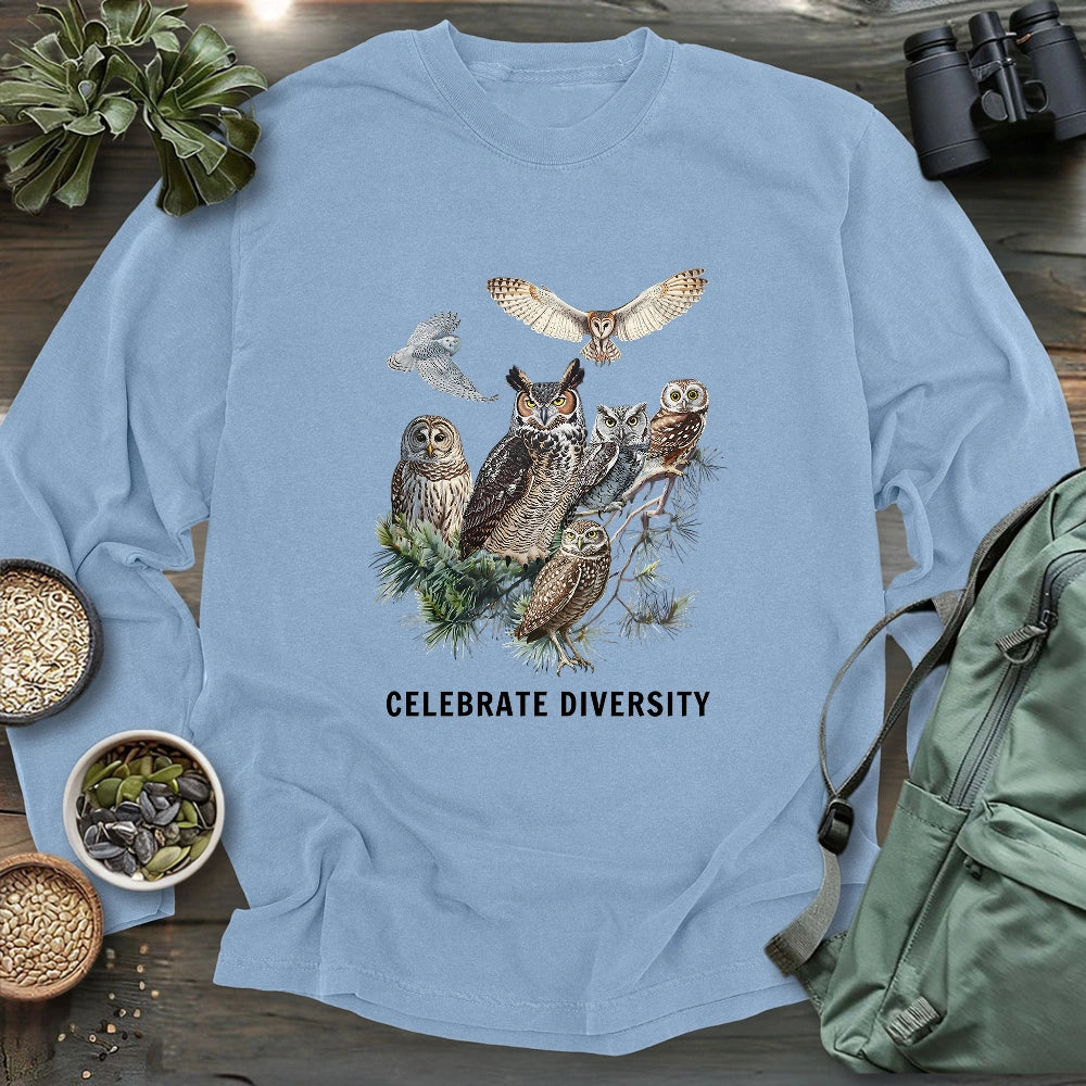 Owl Diversity Long Sleeve T-shirt