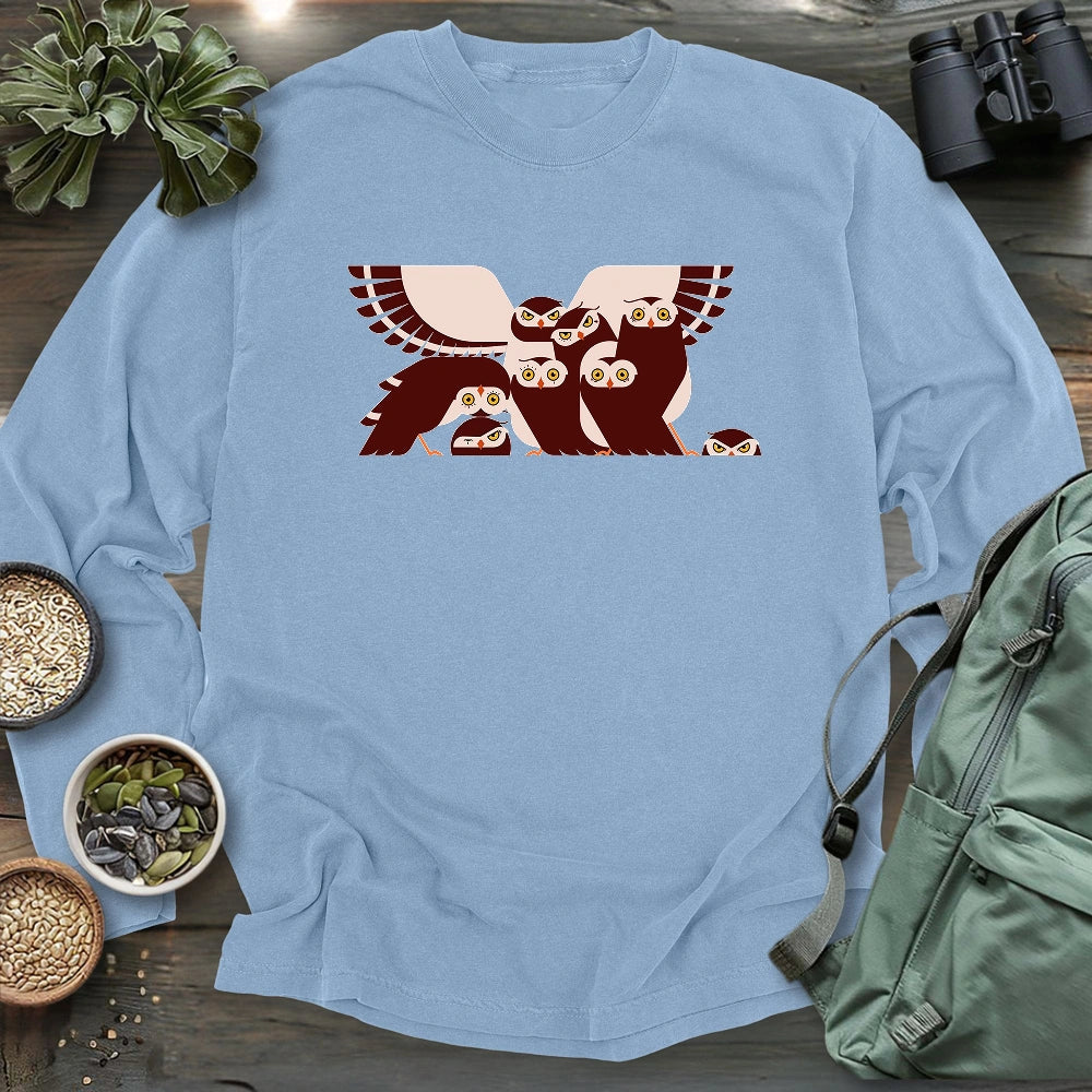 Owl Family Long Sleeve T-shirt