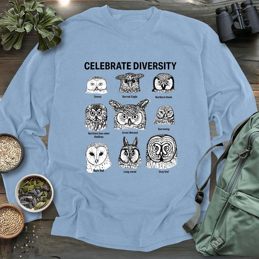 Owl Profiles Long Sleeve T-shirt