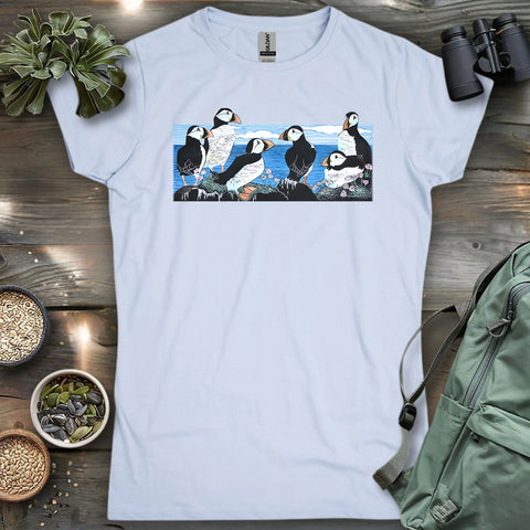 Puffin Circle Women's T-shirt