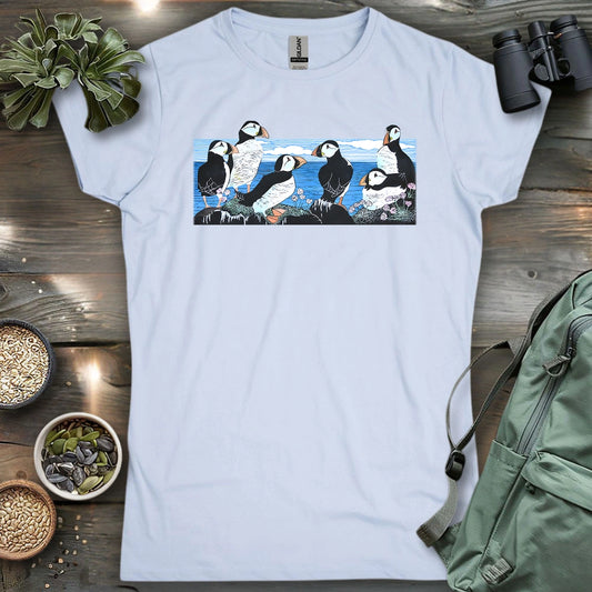 Puffin Circle Women's T-shirt