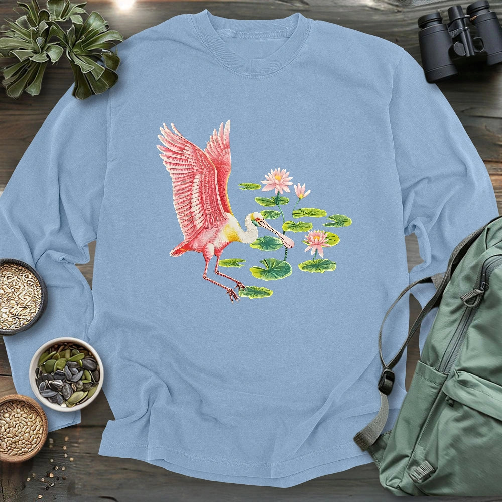 Roseate Spoonbill Long Sleeve T-shirt