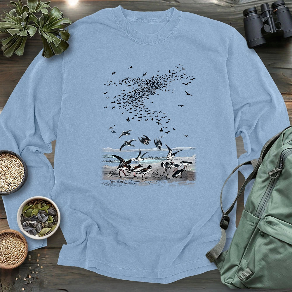 Sandpiper Migration Long Sleeve T-shirt