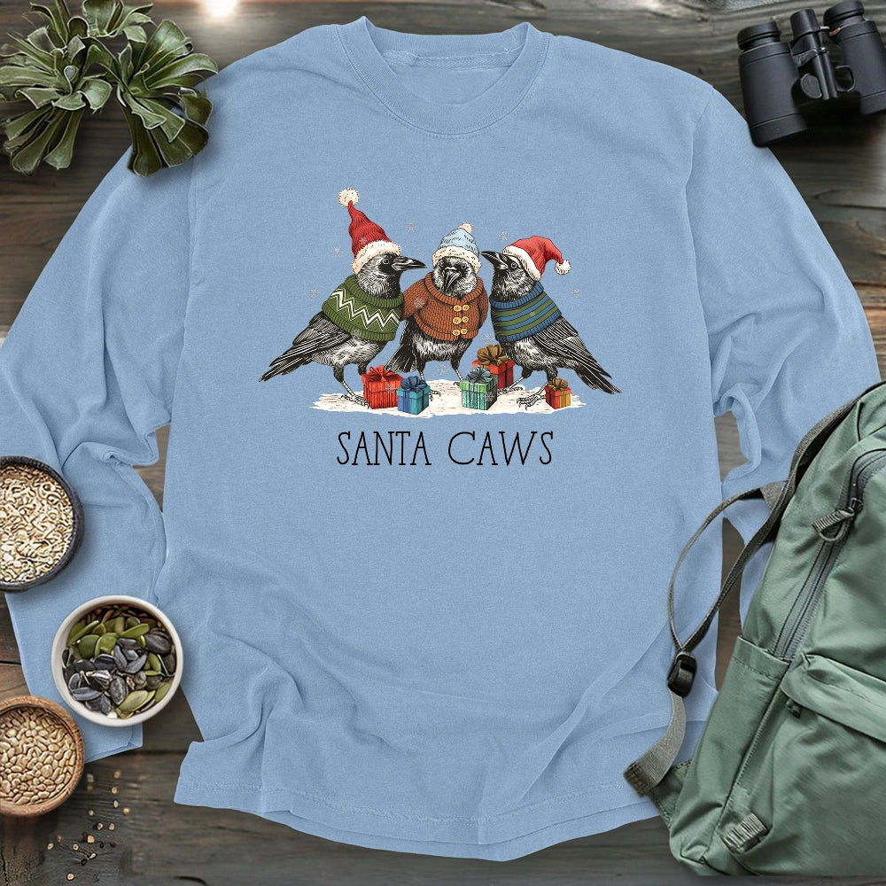 Santa Caws Long Sleeve T-shirt