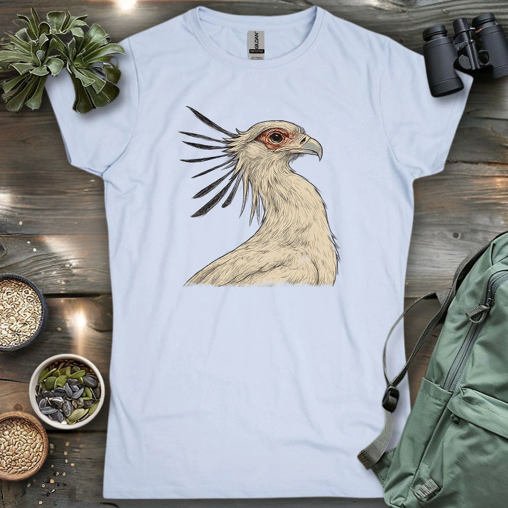 Secretary Bird Sketch Women's T-shirt