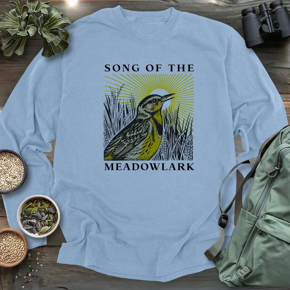 Song Of The Meadowlark Long Sleeve T-shirt