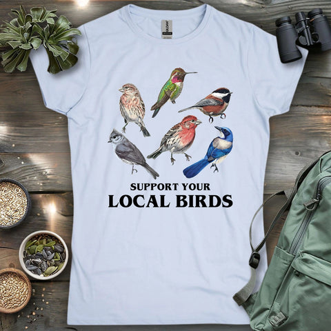 Support California Backyard Birds Women's T-shirt