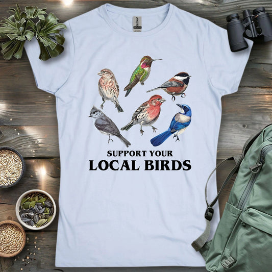 Support California Backyard Birds Women's T-shirt