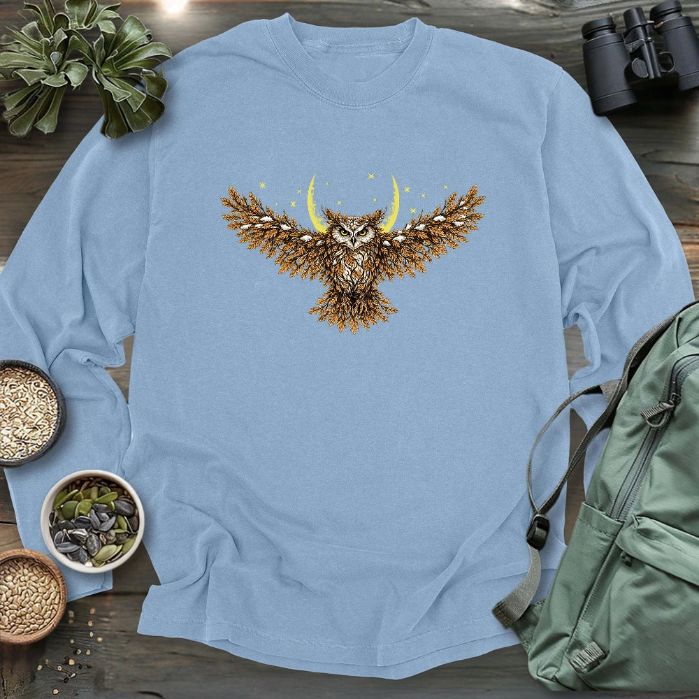The Leafborne Owl Long Sleeve T-shirt