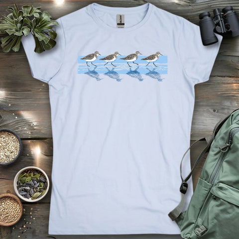 Tidewalking Sandpipers Women's T-shirt