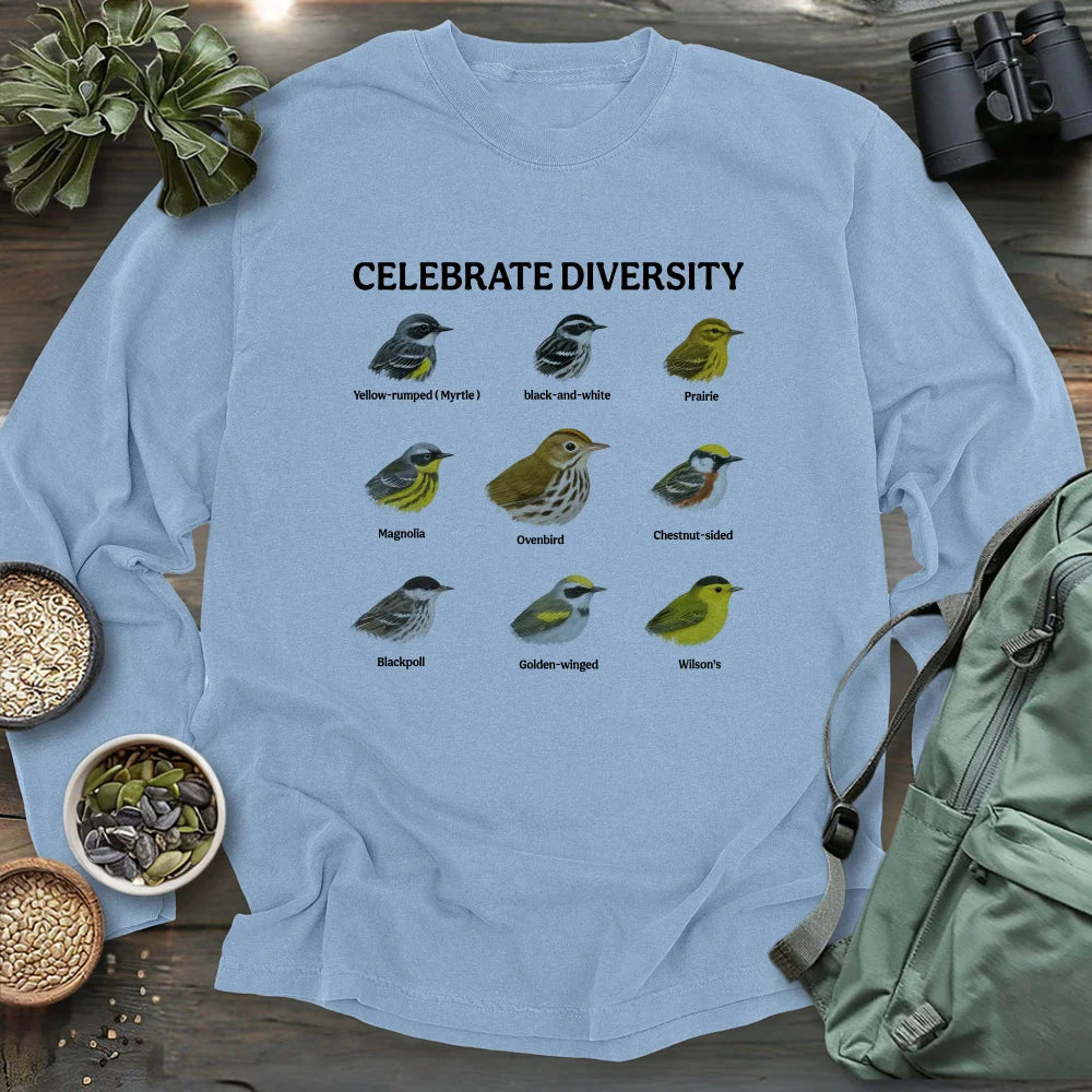 Warbler Diversity Long Sleeve T-shirt