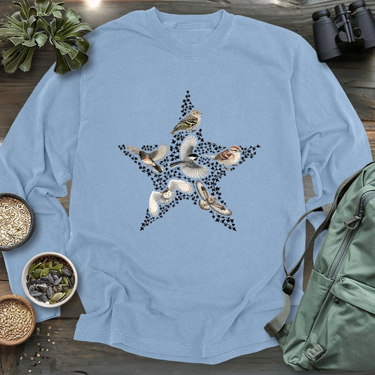 Winter Birds Long Sleeve T-shirt