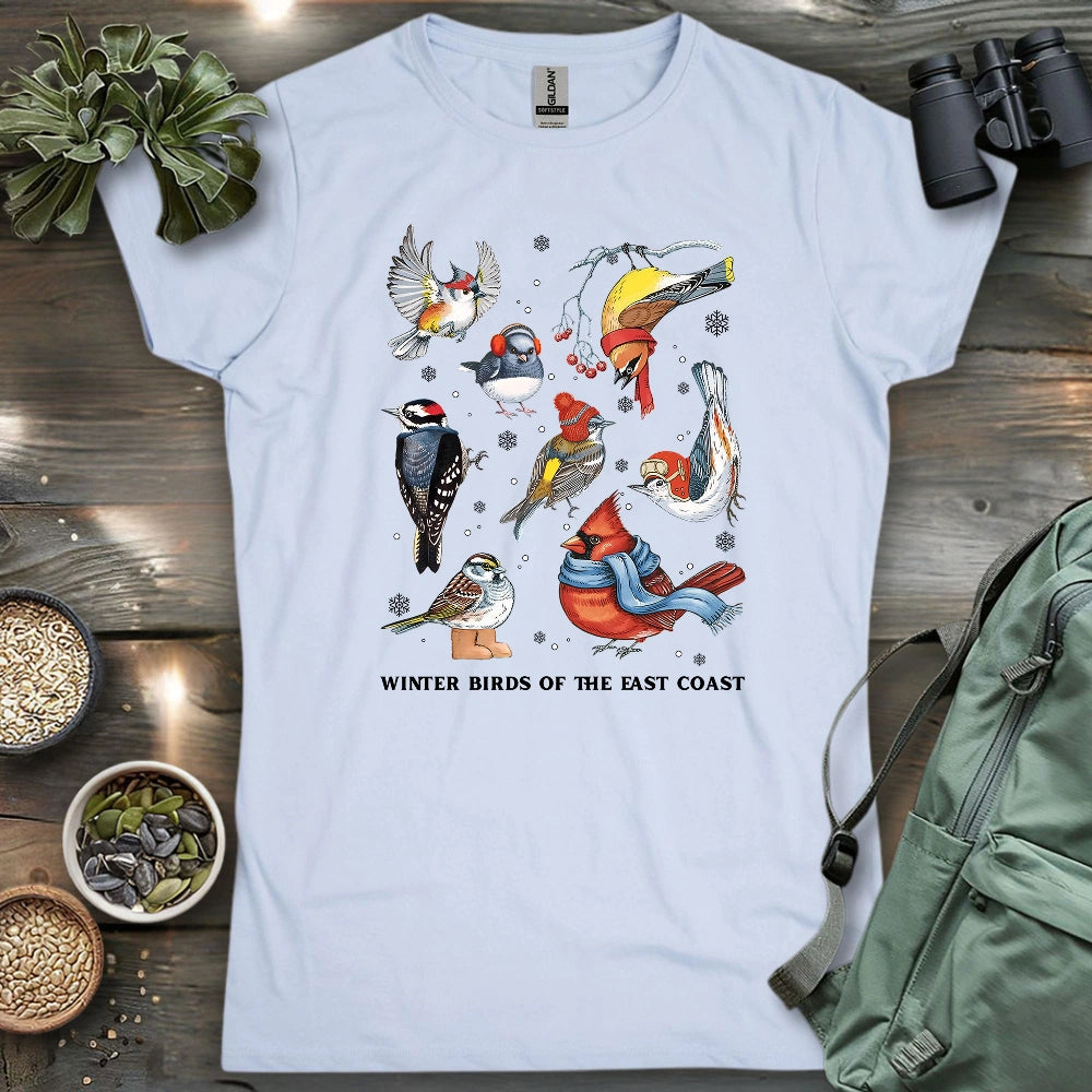 Winter Birds Of East Coast Women's T-shirt
