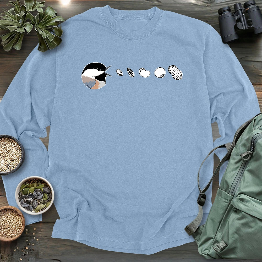 Chickadee Feast Long Sleeve T-shirt