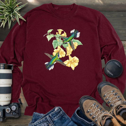 A Hummingbird Couple Long Sleeve T-shirt