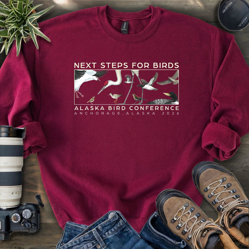 Alaska Bird Conference 2026 Sweatshirt (by Julia Ditto)