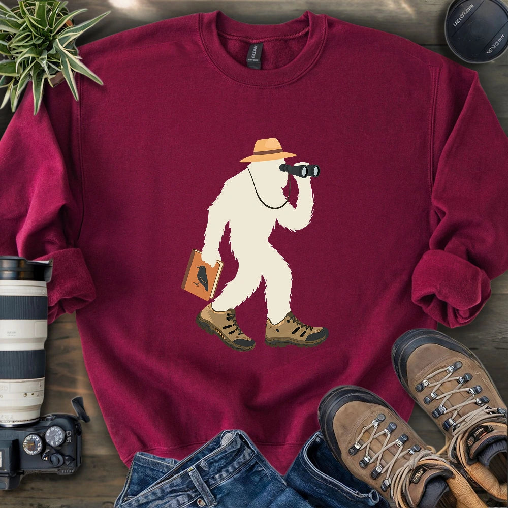 Bird Watching Bigfoot Sweatshirt