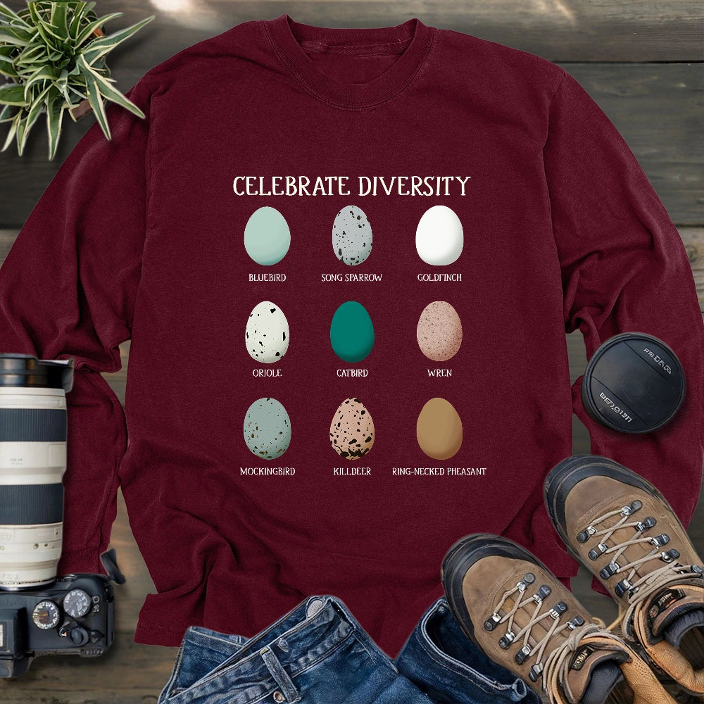 Celebrate Egg Diversity Long Sleeve T-shirt