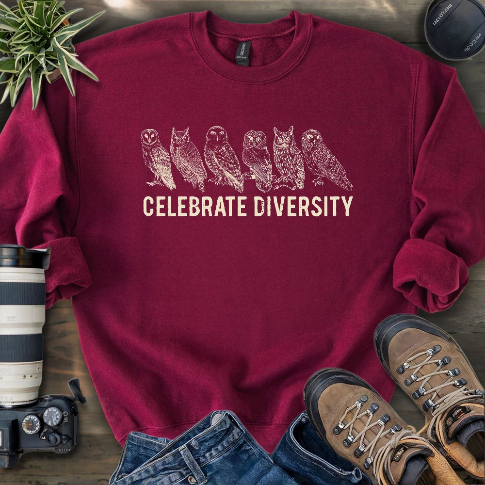 Celebrate Owl Diversity Sweatshirt