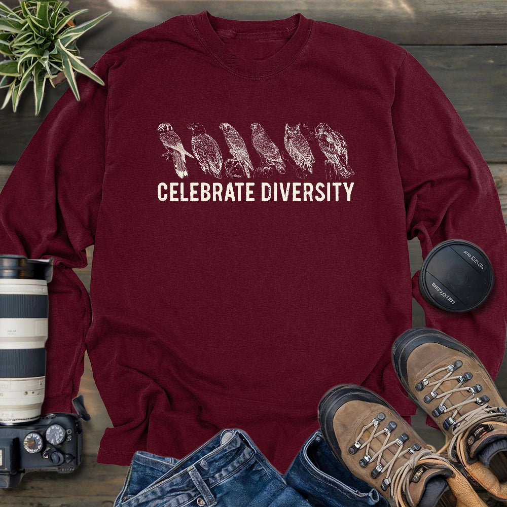 Celebrate Raptor Diversity Long Sleeve T-shirt