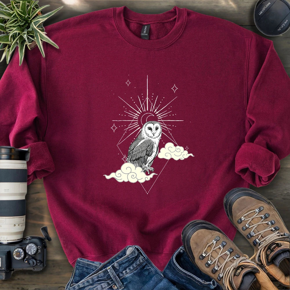 Celestial Barn Owl Sweatshirt