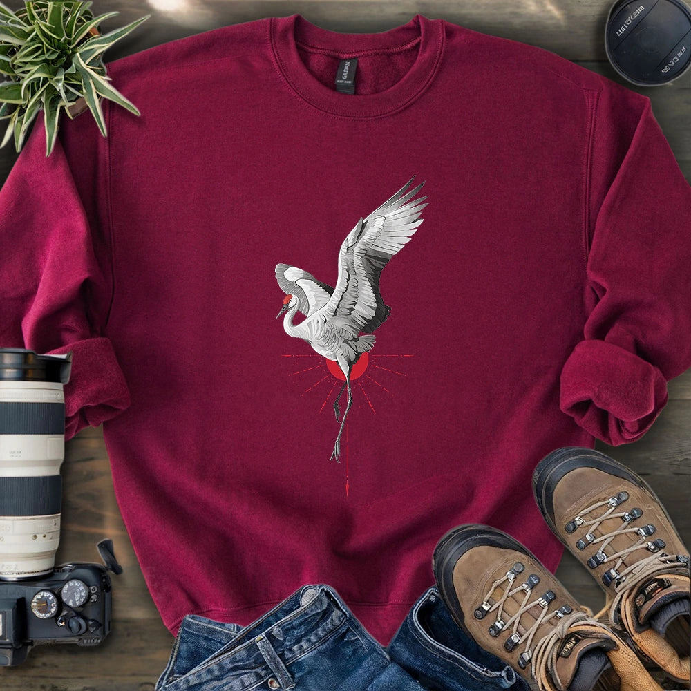 Celestial Crane Sweatshirt