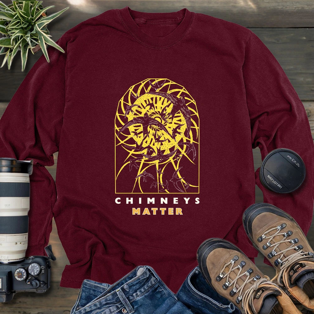 Chimney Swifts Matter Long Sleeve T-shirt
