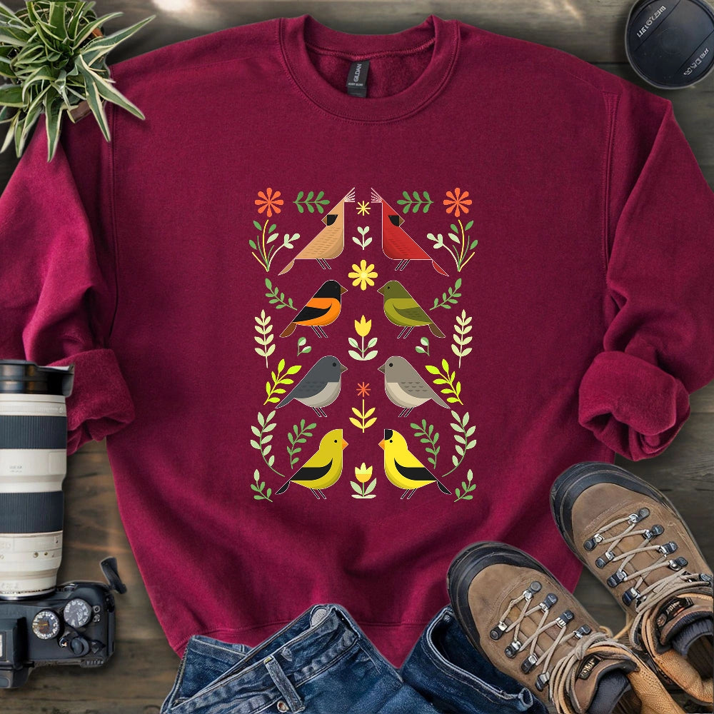 Couples of Backyard Birds Sweatshirt