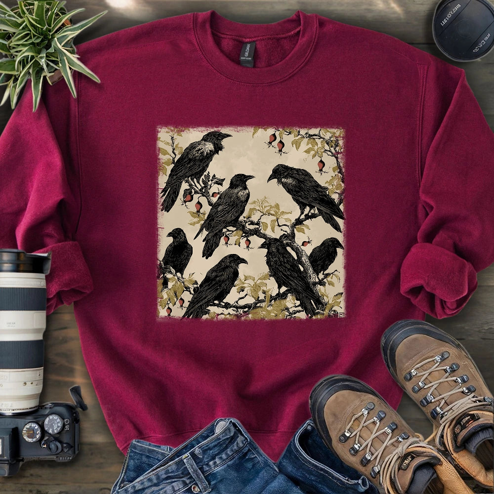 Crow's Secret Garden Sweatshirt