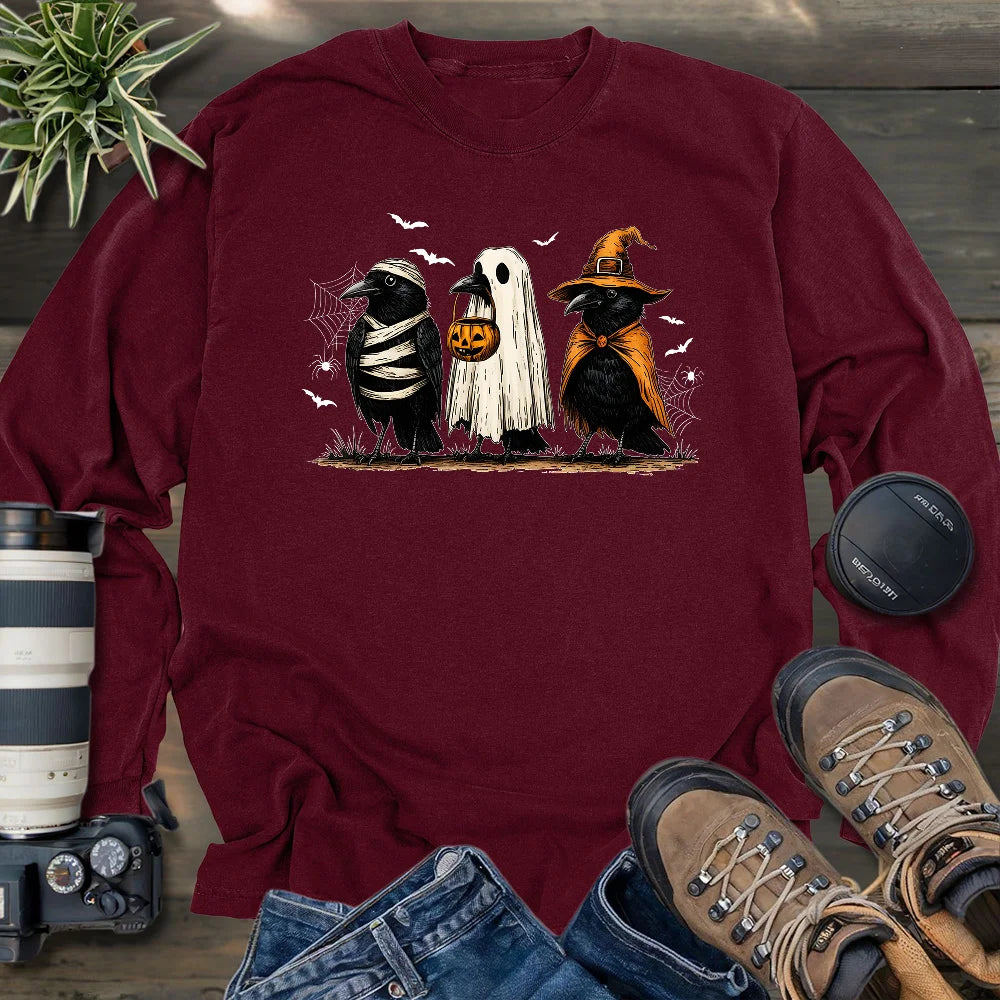 Crows in Costume Long Sleeve T-shirt