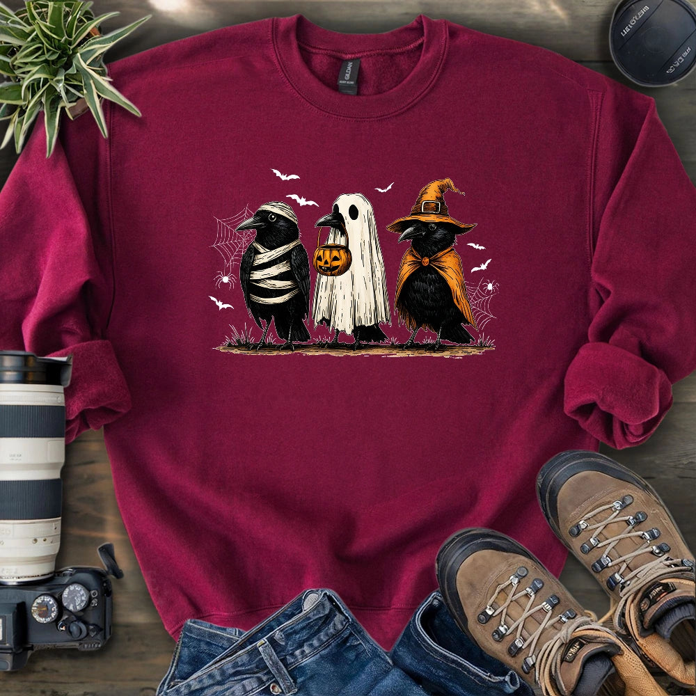 Crows in Costume Sweatshirt
