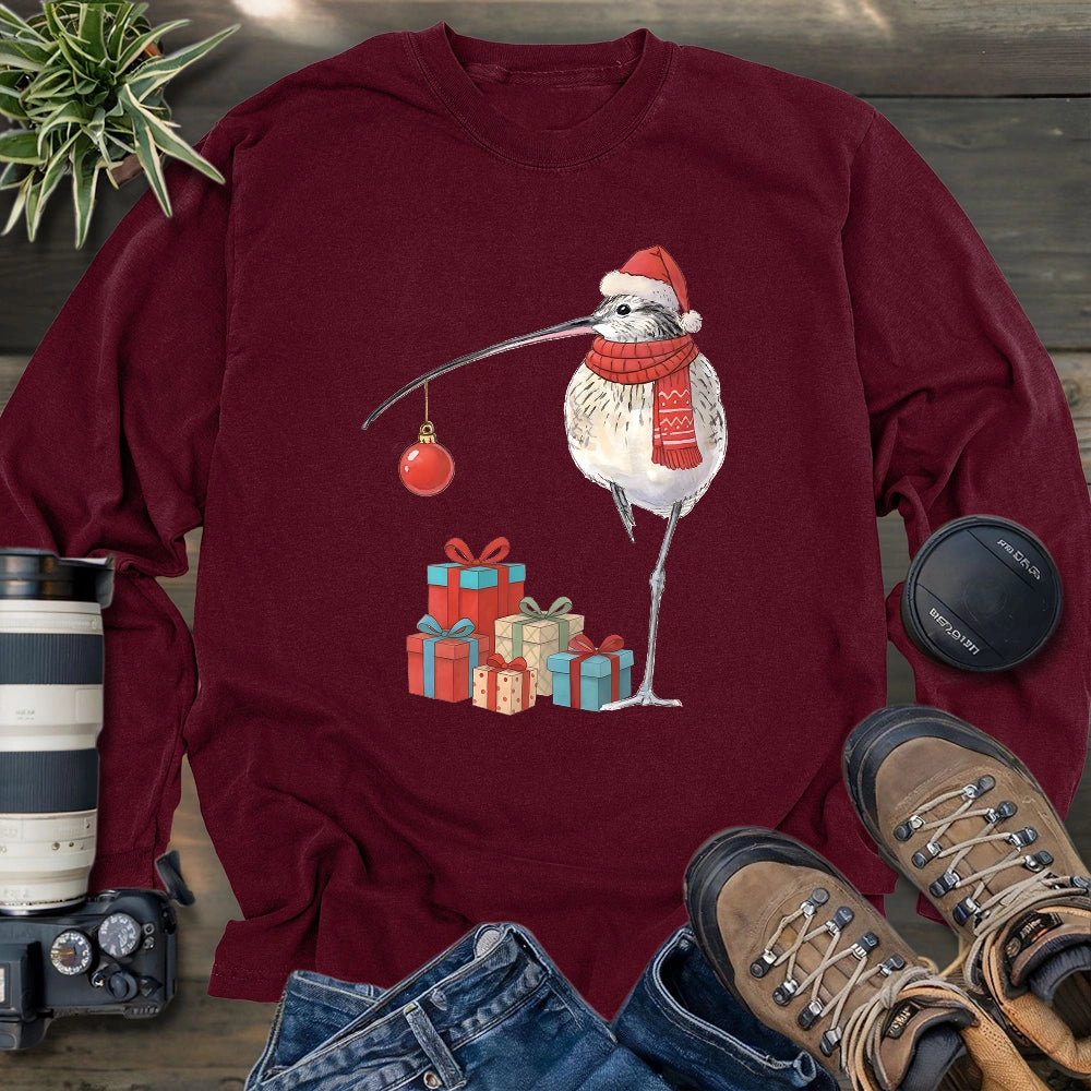 Curlew Holding Ornament Long Sleeve T-shirt