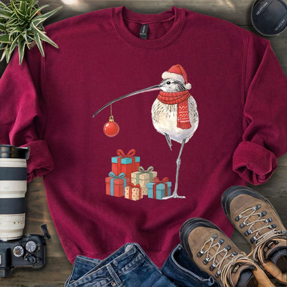 Curlew Holding Ornament Sweatshirt