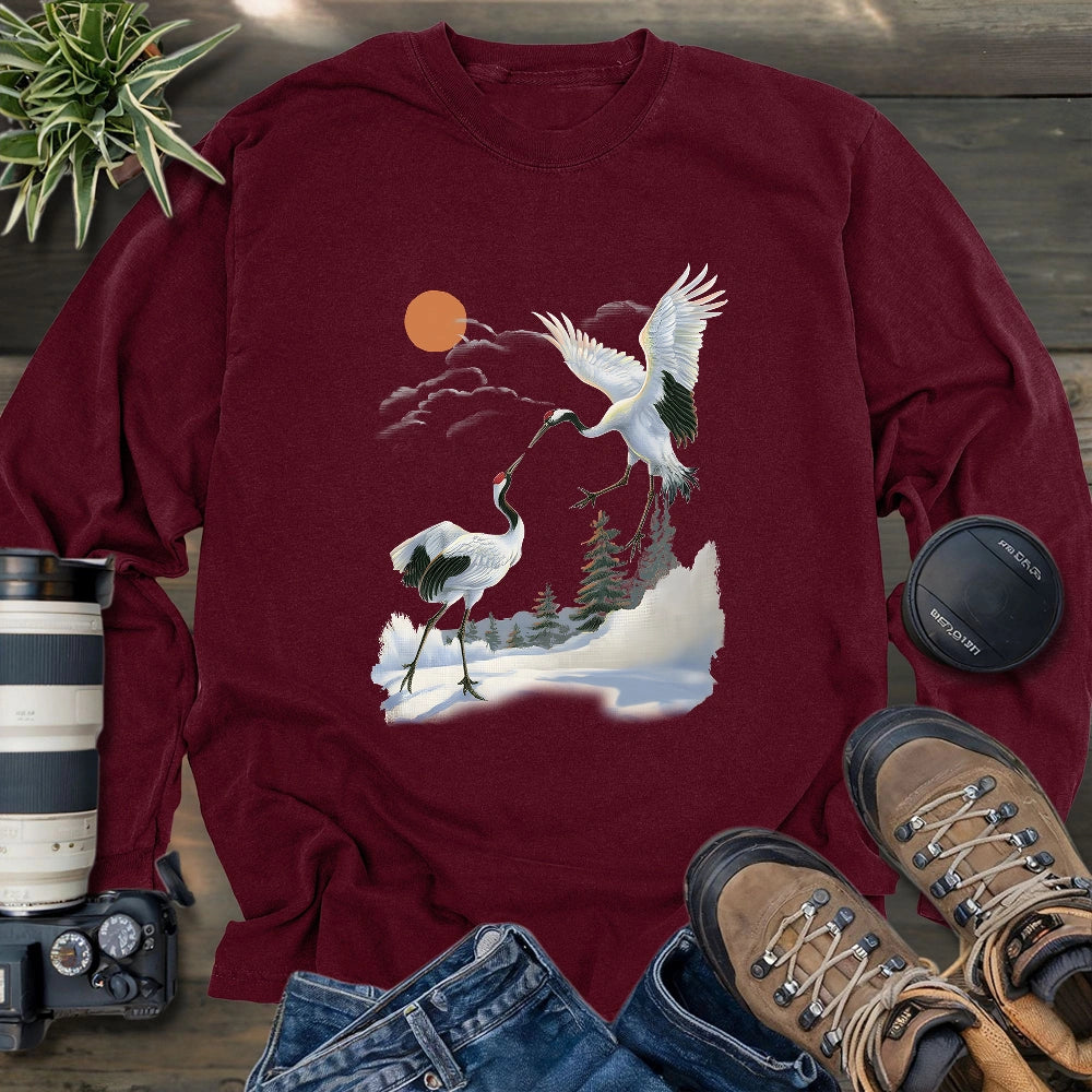 Dance of the Cranes Long Sleeve T-shirt
