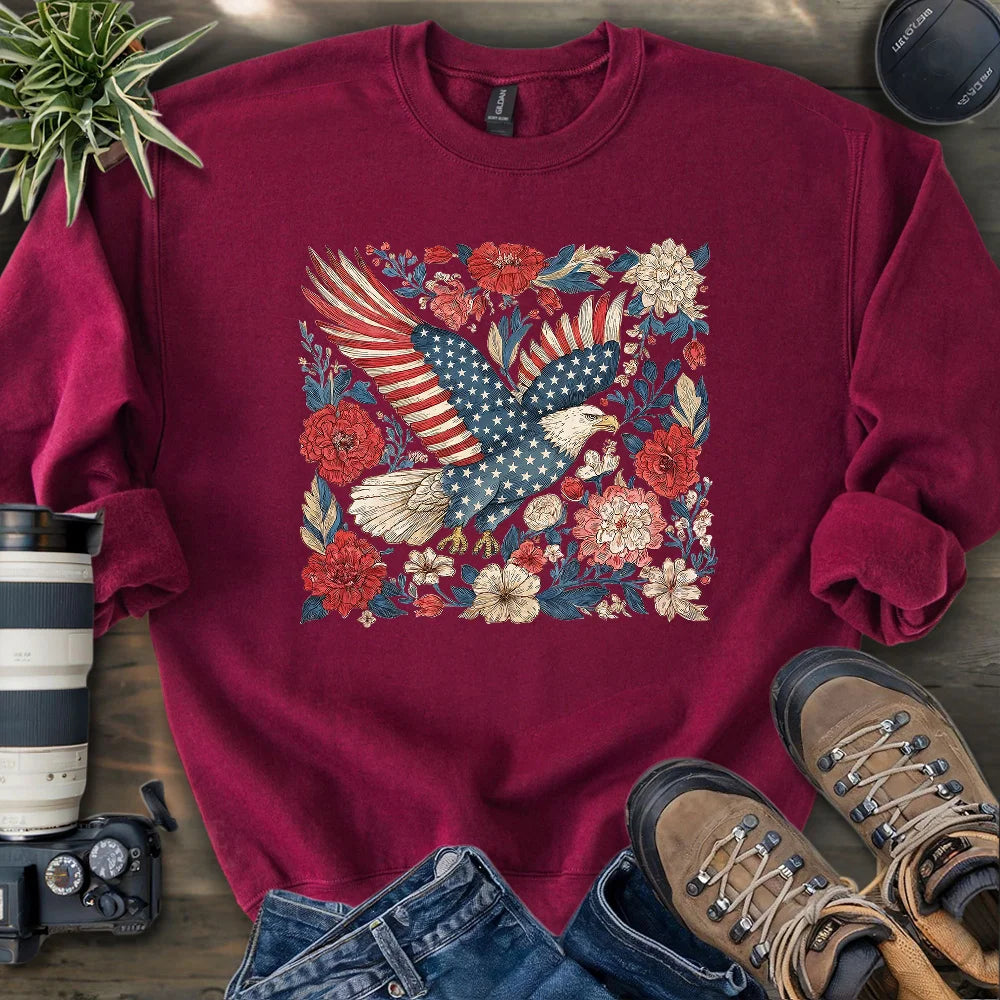 Eagle Of 4th Of July Sweatshirt